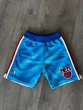 New Jersey Nets Authentic Throwback Shorts